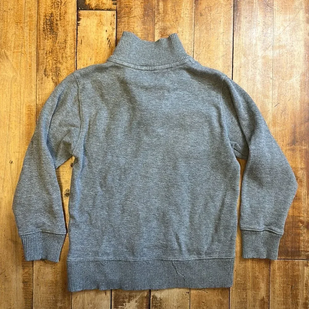 Gap long sleeve shirt size 6 to 7 Gray Pullover Sweater winter cotton cowl neck